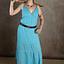 Godinnen Jurk Athena, turquoise - Celtic Webmerchant