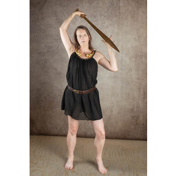 Gudinde Kjole Artemis, kort, sort - Celtic Webmerchant