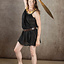 Gudinde Kjole Artemis, kort, sort - Celtic Webmerchant
