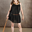 Gudinde Kjole Artemis, kort, sort - Celtic Webmerchant