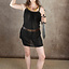 Gudinde Kjole Artemis, kort, sort - Celtic Webmerchant