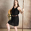 Göttinnenkleid Hera, kurz, schwarz - Celtic Webmerchant