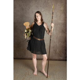 Göttinnenkleid Hera, kurz, schwarz - Celtic Webmerchant