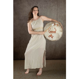 Robe de déesse Circé, couleur crème - Celtic Webmerchant