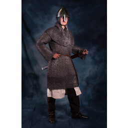 Hauberk, flache Ringe, runde Nieten 8 mm - Celtic Webmerchant