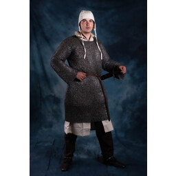 Hauberk, blandet, flade ringe, runde nitter 8 mm - Celtic Webmerchant