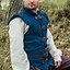 Kurtka Diego ze skóry dwoinowej - niebieska - Celtic Webmerchant