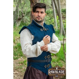 Jerkin Diego de serraje - Azul - Celtic Webmerchant