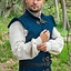 Jerkin Diego de serraje - Azul - Celtic Webmerchant