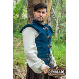 Kurtka Diego ze skóry dwoinowej - niebieska - Celtic Webmerchant