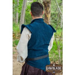 Kurtka Diego ze skóry dwoinowej - niebieska - Celtic Webmerchant