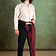 Mytholon Pantalon mi-parti Gustav, noir / rouge - Celtic Webmerchant