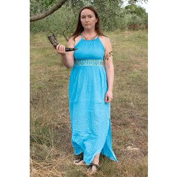 Godinnen jurk Circe, turquoise - Celtic Webmerchant