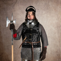 15de eeuwse sallet, zwart - Celtic Webmerchant