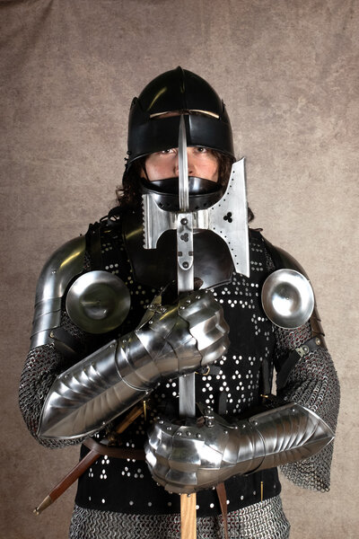 Sallet z XV wieku, czarna - Celtic Webmerchant