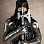 Sallet del XV secolo, nera - Celtic Webmerchant