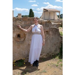 Godinnen Jurk Persephone, wit - Celtic Webmerchant
