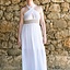 Godinnen Jurk Persephone, wit - Celtic Webmerchant