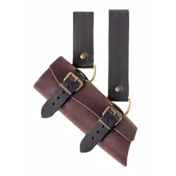 Porte-épée en cuir de luxe, brun-noir - Celtic Webmerchant