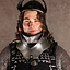 15de eeuwse sallet, zwart - Celtic Webmerchant