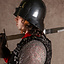 15de eeuwse sallet, zwart - Celtic Webmerchant
