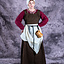Middeleeuwse surcot Uma, bruin - Celtic Webmerchant