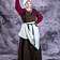 Mytholon Middeleeuwse surcot Uma, bruin - Celtic Webmerchant