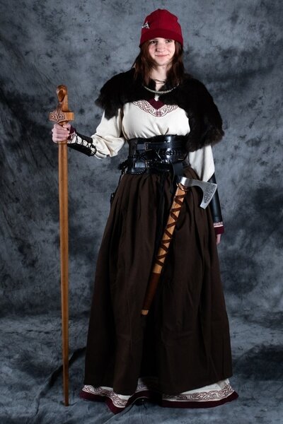 Kjol Anna, brun - Celtic Webmerchant