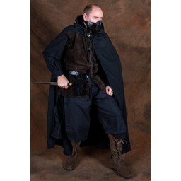 Demi-masque en cuir Mempo, noir - Celtic Webmerchant