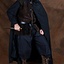 Demi-masque en cuir Mempo, noir - Celtic Webmerchant