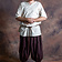 Undertunic Yngvi krótkie rękawy, naturalne - Celtic Webmerchant