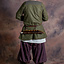 Rusvik Viking trousers Borys, herringbone pattern, burgundy/grey - Celtic Webmerchant