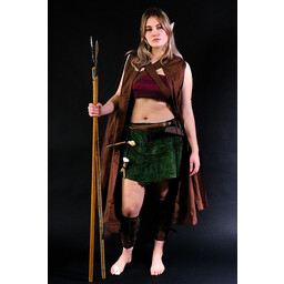 Jupe en cuir Nuala, vert - Celtic Webmerchant