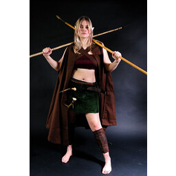 Jupe en cuir Nuala, vert - Celtic Webmerchant