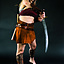 Falda de cuero Nuala, marrón claro - Celtic Webmerchant