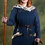 Middeleeuwse jurk Freya (diepblauw) - Celtic Webmerchant