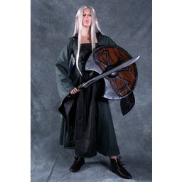 Robe médiévale Ophelia, vert-noir - Celtic Webmerchant