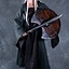 Robe médiévale Ophelia, vert-noir - Celtic Webmerchant