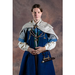 Sukienka Rusvik Viking Katarzyna, niebiesko-zielona - Celtic Webmerchant