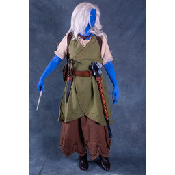 Wrap kjole Dala, lind grøn - Celtic Webmerchant