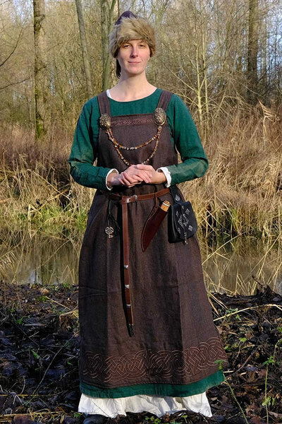 Hangeroc Alva sildeben motiv brun - Celtic Webmerchant