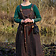 Mytholon Hangeroc Alva Fischgrät-Motiv braun - Celtic Webmerchant