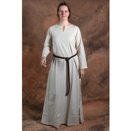 Mittelalterliches Kleid Elisa, weiß - Celtic Webmerchant