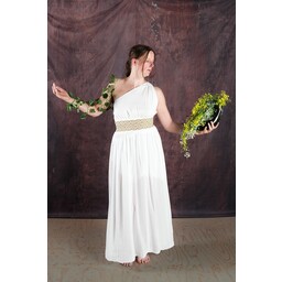 Godinnen Jurk Gaia, wit - Celtic Webmerchant