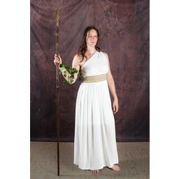 Göttinnenkleid Gaia, weiß - Celtic Webmerchant