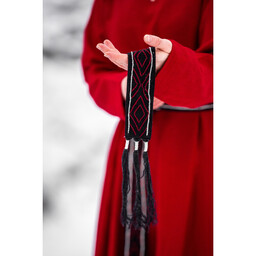 Viking belt Caja, black - Celtic Webmerchant