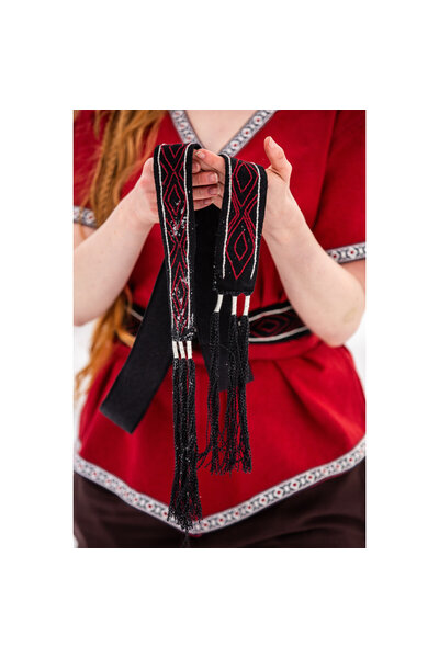 Wikingergürtel Caja, schwarz - Celtic Webmerchant