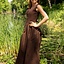 Robe médiévale Elaine, marron - Celtic Webmerchant