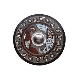 Viking shield with ravens and triquetras - Celtic Webmerchant