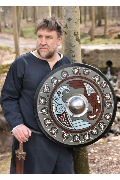 Viking Shield med korpor och triquetras - Celtic Webmerchant